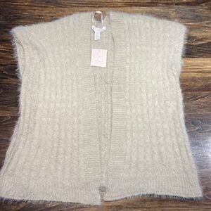Luxuriously soft Lauren Conrad NWT sleeveless cardigan, sweater vest OS